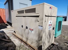 30 KW MTU #NL30GG6, Natural gas propane generator,sound attenuated enclosure, 1 or 3 phase, 240 Volts, 2009