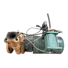 140 GPM, Magnetek #E-Plus, ammonia centrifugal pump, 7.5 HP, 1800 RPM, 2" discharge, 4" suction