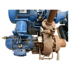 200 GPM, Cornell #2CBS-5-4, centrifugal pump, 5 HP, 1800 RPM, R-717 ammonia refrigeration, 1999