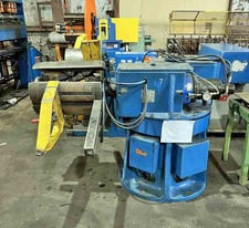 6000 lb. Minster #MR6-14D, uncoiler, 14" width, 60" O.D., 16"-20" ID, hydraulic expansion, air brake, coil