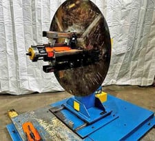 8000 lb. Machine Concepts Uncoiler #SM8-14, 14" width, 60" O.D., 20"-24" ID, 4-leaf mandrel, 2 keepers, 2018