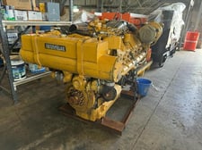 1000 HP Caterpillar #3412, Engine Assembly, Marine propulsion, 14000 hours