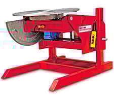 10000 lb. RDA #AHVP100-6, welding positioner, adjustable height, 360° rotation