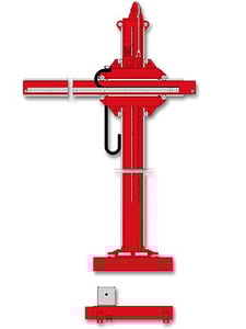 16' x 16' RDA #HD16X16NA, welding manipulator, 7 functin push button pendant Control