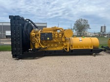 1365 KW Caterpillar, diesel generator set, 346/600 Volts, 3-phase, 1456 HP @ 1200 RPM, 3512C engine, Tier 2