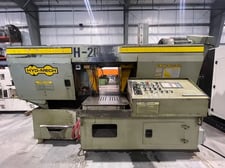 20" x 20" Hyd-Mech #H-20A, automatic horizontal band saw, 10 HP, 22' 2" x 2" x .063" blade, 40-300 SFM, 27"