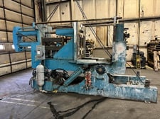Hall #HM3, molding machine with hydraulics & controls with PLC, 48" x48" platen, s/n #1096