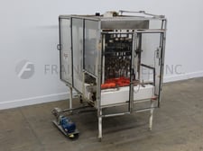 MRM Elgin, automatic, 30 head rotary pressure gravity filler, 40-300 containers per minute