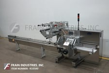 PFM #Falcon, 2-up, servo driven, horizontal flow wrapper, no product / no pouch and interlock safety guarding