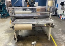 52" Walco #51C1N, laminator,pneumatic,foot pedal Control, 4 new rolls of 23.75" x 1000' clear protective film