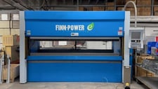 100 Ton, Finn-Power #100-3100TS-1, CNC electric press brake, 10' overall, 4-Axis, foot pedal, 2006