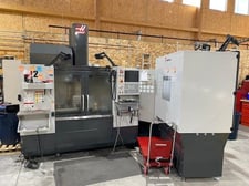 Haas #VM-2, multi-pallet changer CNC vertical machining center, 30 automatic tool changer, 30" X, 20" Y, 20"