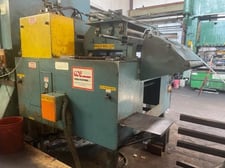 15000 lb. Coe #CPR-15036 / CPRF-636, coil feed line, 36" W x .106" stock, 60" OD, 20"-24" ID, 3-leaf mandrel