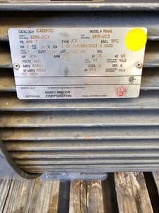 400 HP 1800 RPM Usem/nidec, Frame 449T, TEFC, new surplus