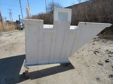 Vecoplan #RG42/60XL, single shaft shredder, 15 rotor w/double row of 48 total cutters, 2008