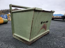 Chip Bin, 90" L x 94" width x 98" H outer dims.