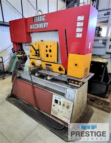 Ferric #HIW-125, 125 ton punch,.625" x 2.25" punch diameter, 6" x .750" shear capacity, 2015, #43265