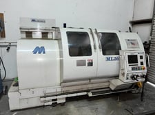 Milltronics #ML-26/40, CNC combo lathe, Centurion 7 Control, 27" swing, 16.1" swing over cross slide, 3-jaw