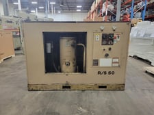212 cfm, 125 psi, Curtis #R/S-50, 50 HP Rotary Screw Compressor