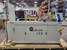 5.9" x 78.7" GECAM #135, Automatic Belt Grinding Machine w/ Dust Collector, 2014