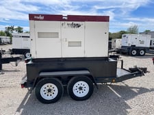61 KW Shindaiwa #DGK70B, trailer mounted, Tier 3, 120/240/208/277/480 Volts, 8196 hours, 2010, $33.5k