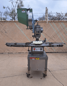 Westinghouse #PW500, capper, pilferproof, 24-120 container/minute, 8 pocket star wheel