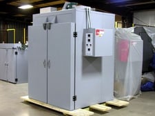 48" width x 72" H x 48" L FB Series, gas fired walk-in oven, 750°F, new