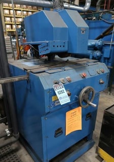 Rand-Bright #HD-50, centerless polishing machine, 12" x 4" x 1-1/4" wheel, 5" diameter, 3 HP, 30 FPM, 1990