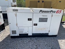 54 KW Airman MMD PowerPro #SDG65, standby, Tier 3, 120/240/208/277/480 Volts, 13k hours, 2008, $19k