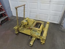 Shick #T-236-1, rotary airlock valve, 16" x 9" rectangle flange w/(2) 4" dia outlets, 1.5 HP