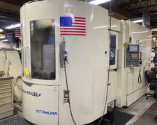 Kitamura MyCenter #HX400iF, CNC horizontal machining center, Fanuc 16iMB, 28.9" X, 24" Y, 24" Z, 13000 RPM