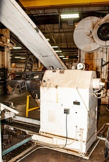 20000 lb. Littell, motorized uncoiler, 36" width, 20"-24" ID, 60" outside dimensions, #14108JA