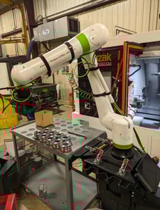 Fanuc, CRX-20iAL, 6-Axis robot, 20 KG, 1418mm reach, (2) Schunk pneumatic grippers, 2022