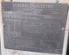 1500/1725 kVA, 13200 Delta Primary, 480/277 WYE Secondary, General Electric Substation