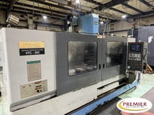 Mazak #VTC-30C, CNC vertical machining center with rotary table,Mazatrol M-Plus Control, 65.3" X, 29.9" Y
