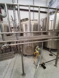 O' neills 10-16.5 BBL Stainless Steel Boil Kettle, 65.4" x 90.4" Dimensions, 2016