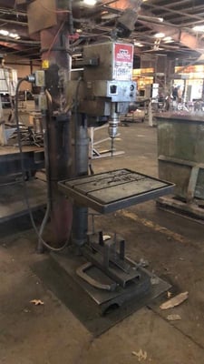 Wilton #24500, gear head drill press, 20" x 24" table, 440 V., S/N 33996