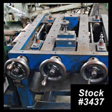 12-3/4" x .125" Abbey Etna, entry guide / trim unit, 3 pass slide arrangement