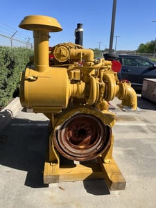 202 HP @ 1800 RPM, Caterpillar #G3306B A4, Natural gas engine, rblt. 2022