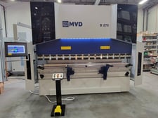 270 Ton, MVD #B270-3100 B-Series, iBend CNC Hydraulic Press Brake, 10' overall, 102.3" between housing, new