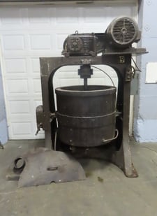 Union Process type B size #100S, jacketed attritor, Stainless Steel, 100 gallon, 35" dia. x 31" deep