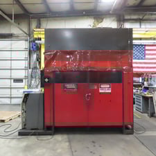 Lincoln Fanuc, 6-Axis dual zone robotic welding cell, 480 V., 3-phase, 570 A Power Wave 455