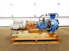 350 GPM @ 25' TDH, ITT #CD4MCU, 6 x 4 x 8.5 A-C pump with 5 HP motor, 1993