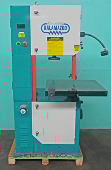 20" x 12" Kalamazoo #V2012F, vertical band saw, 160.5" x1" blade, 50-520 FPM, variable speed, rip fence