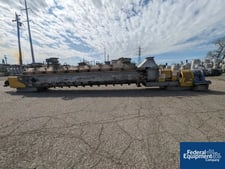 12" x 14' Metso HoloFlite Twin Screw Dryer, Stainless Steel, 150 psi @ 650°F, 2012