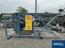 Stedman Lump Breaker System #DR16X16, mounted on bulk bag unloading stand, S/N HB-1225