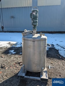 115 gallon Custom Metalcraft #4A006762700, Mix Tank, Stainless Steel, dish top and bottom, 2014
