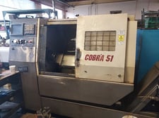 Hardinge #Cobra-51, CNC Lathe W/ Bar Feeder & Chip Conveyor, GE Fanuc 21i-T Control