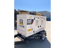 30 KW Caterpillar #XQ35KVA, mobile diesel generator set, 2965 hours, 2020