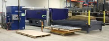 Multicam #Quantus, CNC fiber laser, 4000 watt, 5' x10'table, dual shuttle table, 2020, S46220